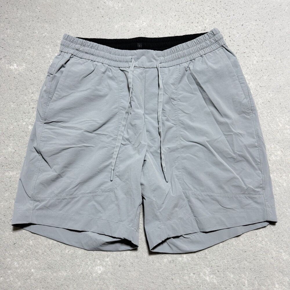 Lululemon Bowline Shorts Men’s Large 8" Ripstop Rhino Grey Short M7ARQS Athletic